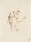 Standing Woman Holding a Hoop