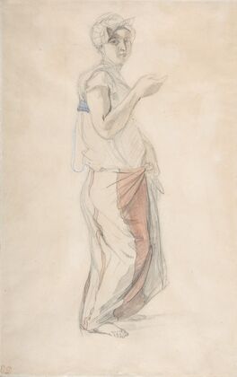 Standing Woman in Moroccan Costume (ca. 1834)