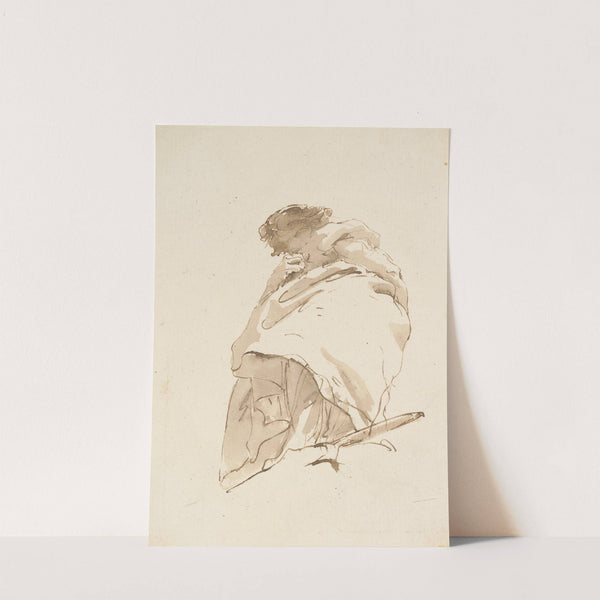 Standing Woman, Turned to the Left (ca. 1742–57) by Giovanni Battista Tiepolo