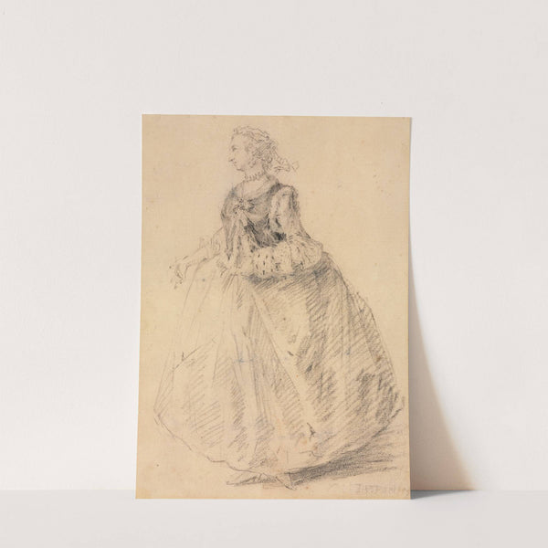 Standing Woman with an Ermine Muff by Giovanni Paolo Panini