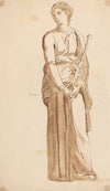 Standing Woman with Folded Hands