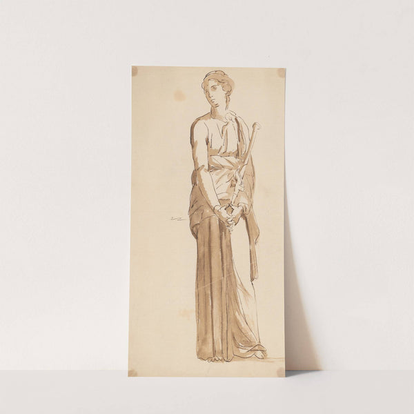 Standing Woman with Folded Hands by Sir Joshua Reynolds