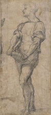 Standing youth holding a book