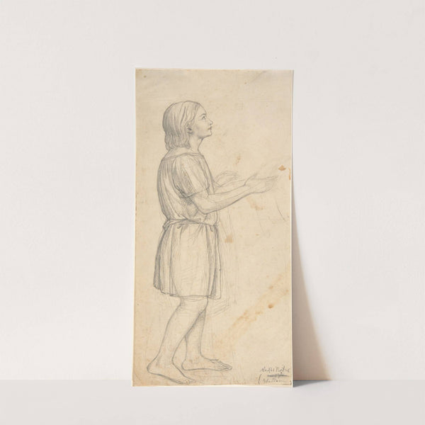 Standing Youth, Looking Up by Otto Speckter