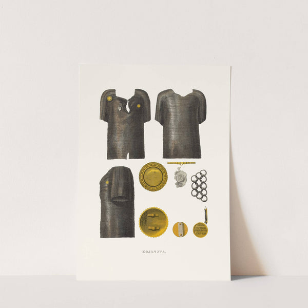 Stanovoi shelkovyi kaftan. (izobrazhenie 4.) by Fedor Grigoryevich Solntsev