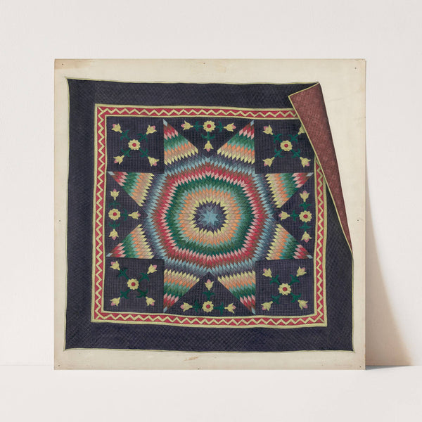 Star of Bethlehem Quilt by Sylvia De Zon