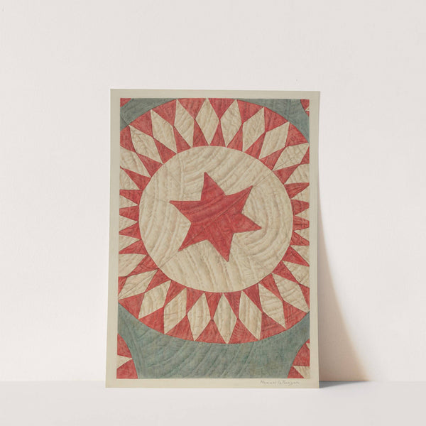 Star & Ring Quilt by Manuel G. Runyan