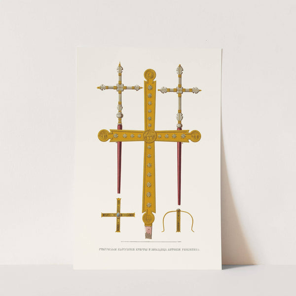 Starinnye korsunskie kresty i zvezditsa Antoniia Rimlianina by Fedor Grigoryevich Solntsev