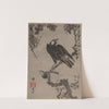 Starlings on a Branch (ca. 1887) by Kawanabe Kyōsai