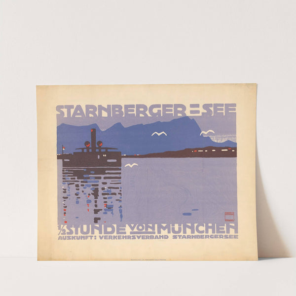 Starnberger See (1910) by Ludwig Hohlwein
