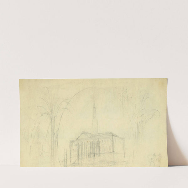 State House, Columbia, South Carolina (1860-1865) by Alfred Rudolph Waud