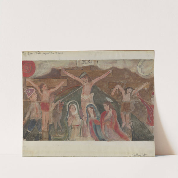 Station of the Cross No. 12 - Jesus Dies Upon the Cross by Geoffrey Holt