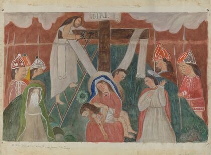 Station of the Cross No. 13 – Jesus is Taken Down from the Cross