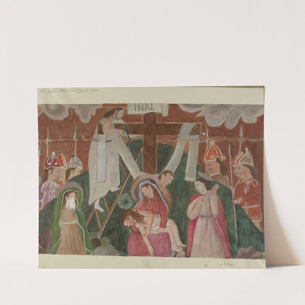Station of the Cross No. 13 - Jesus is Taken Down from the Cross by William Herbert