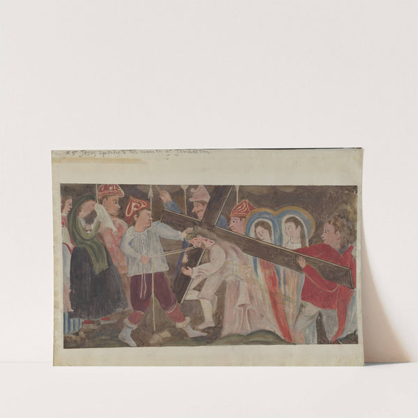 Stations of the Cross No. 8 - Jesus Speaks to the Women of Jerusalem by Geoffrey Holt