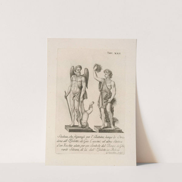 Statua, che figurasi per l'Autuno, lungo lo Stradone all'Isolotto; di Gio. Caccini by Gaetano Vascellini