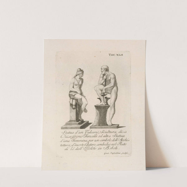 Statua d'un Vulcano; Scultura di Chiarissimo Fancelli by Gaetano Vascellini