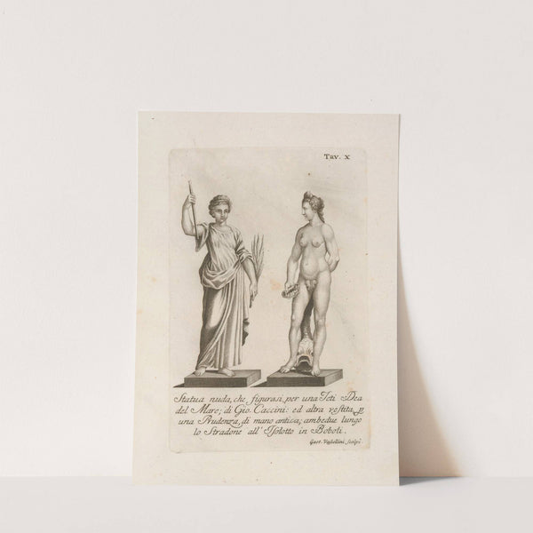 Statua nuda, che figurasi per una Teti Dea del Mare; di Gio. Caccini by Gaetano Vascellini
