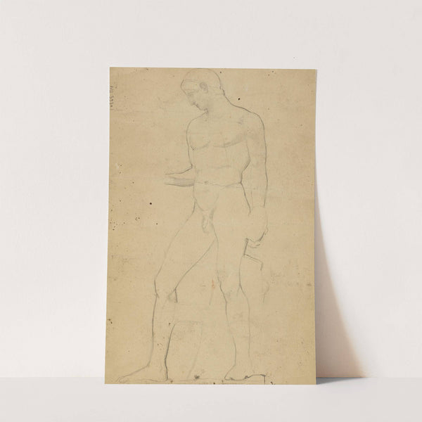 statue antique d’homme nu by Arthur-Joseph Gueniot