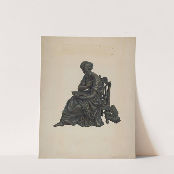 Statue Clock Decoration by Walter Hochstrasser