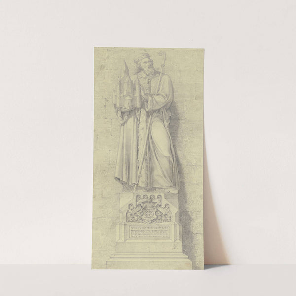 Statue des Heiligen Willigis by Johann Baptist Scholl The Younger