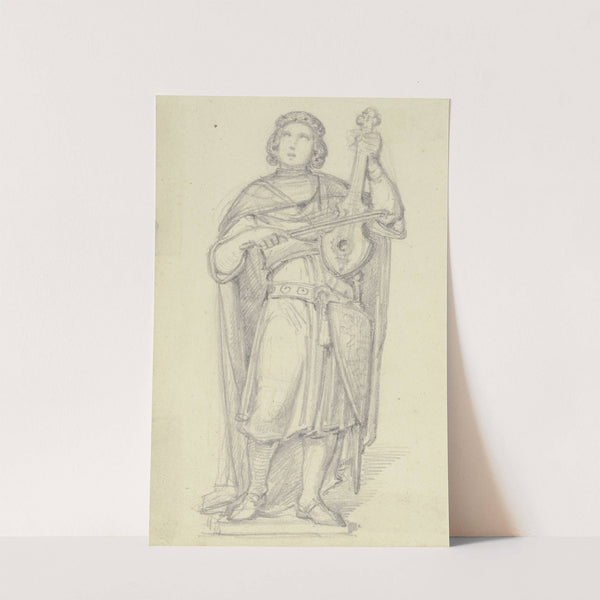 Statue des Volker von Alzey by Ferdinand Fellner