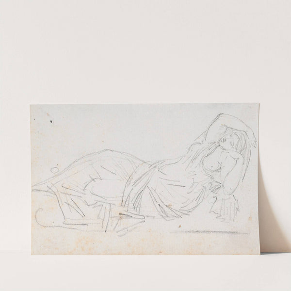 Statue of Cleopatra (probably c. 1754-1765) by Hubert Robert