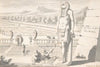 Statue of Osiris in a Garden
