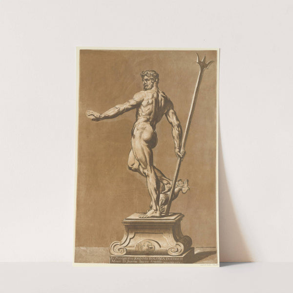 Statuette de Neptune (1738) by John Baptist Jackson