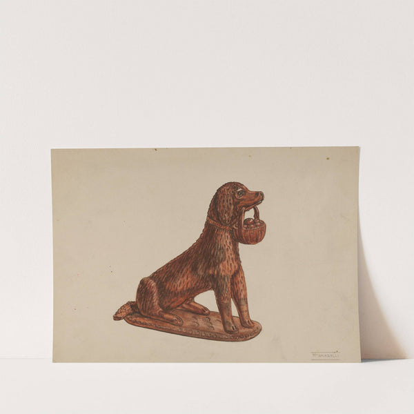 Statuette of a Dog by Frank Fumagalli