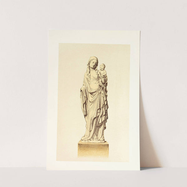 Statuette of the Virgin and Child, in Carved Boxwood by John Charles Robinson