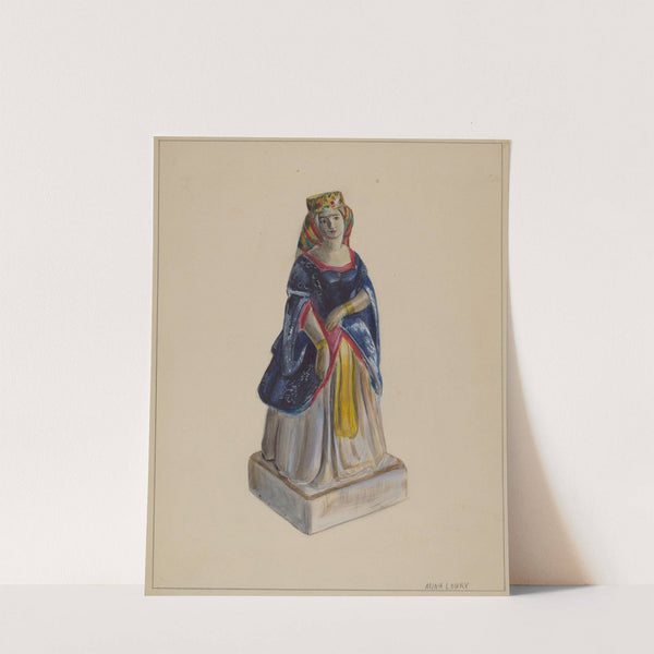 Statuette (Queen Victoria) by Mina Lowry
