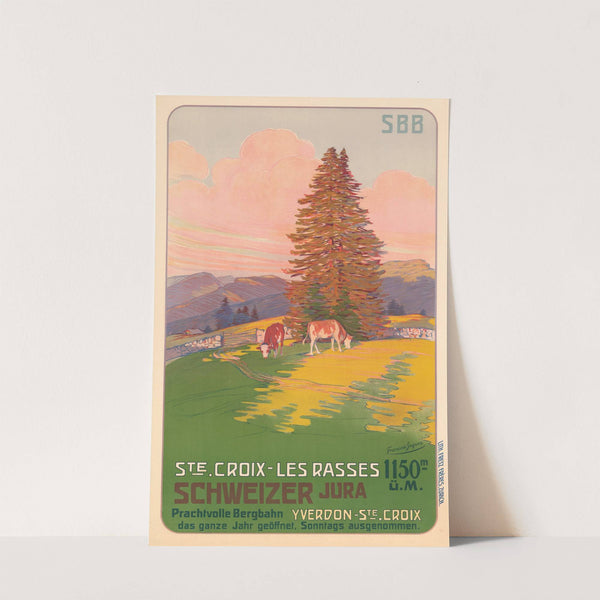 Ste. Croix – Les Rasses – Schweizer Jura (circa 1906) by François Jaques