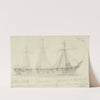 Steam Sloop Pensacola brought to Washington under canvas from Pensacola, some time 1861 (1861) by Alfred Rudolph Waud