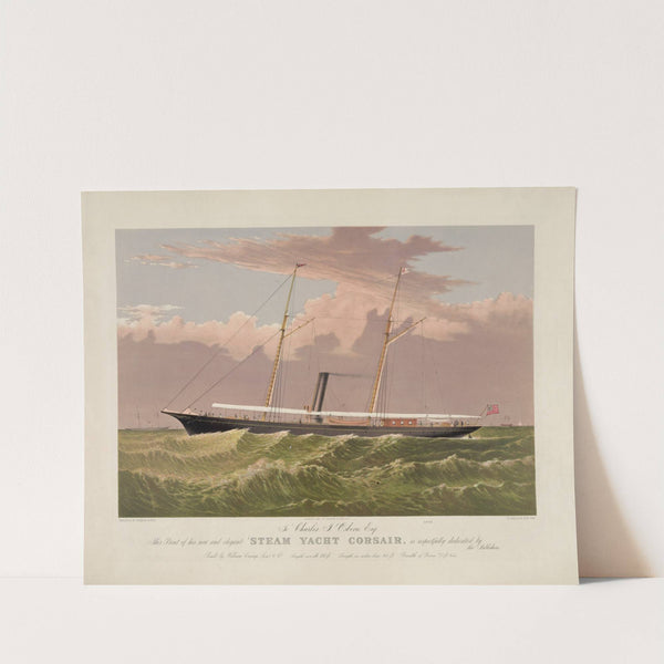 Steam yacht Corsair (1881) by Currier & Ives.