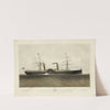 Steamship Adriatic 5,888 tons, 1350 horse power (1860) by Currier & Ives.