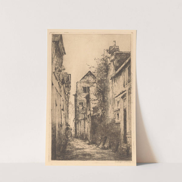 Steeg in Leiden (1888-1934) by Willem Adrianus Grondhout