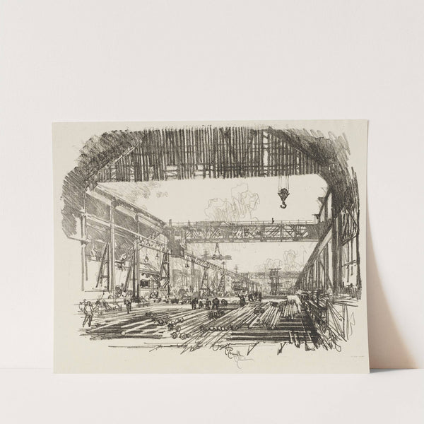 Steel Bars for Shells by Joseph Pennell