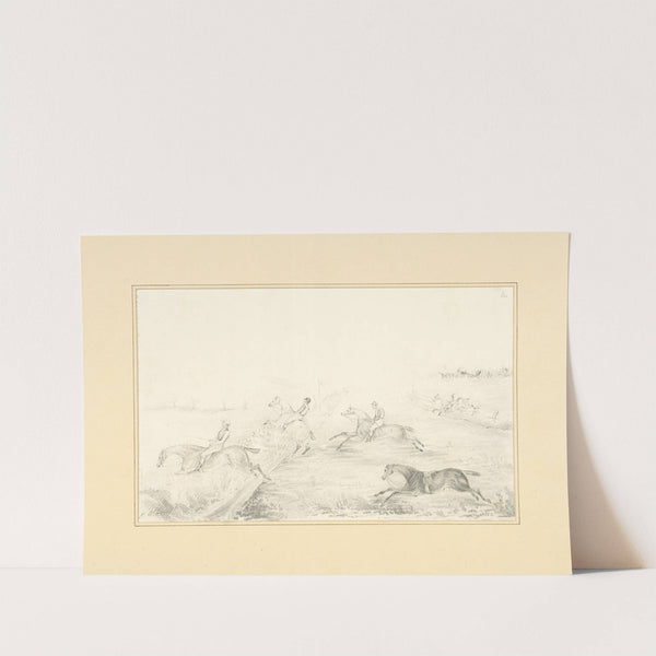 Steeplechase race (1820-1830) by Henry Thomas Alken