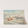 Steeplechasing; Three Riders Taking a Brook (ca. 1825) by Henry Thomas Alken