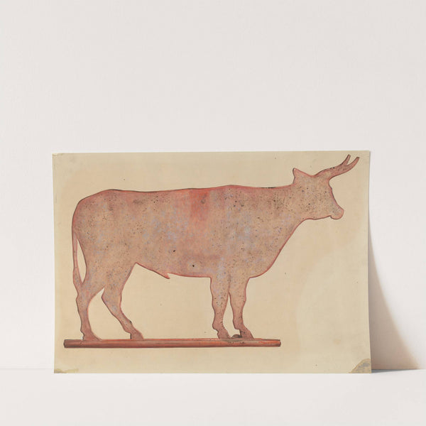 Steer Weather Vane by Mina Lowry