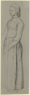 Stehende Frau, aus ‘Trost (Abschied)’