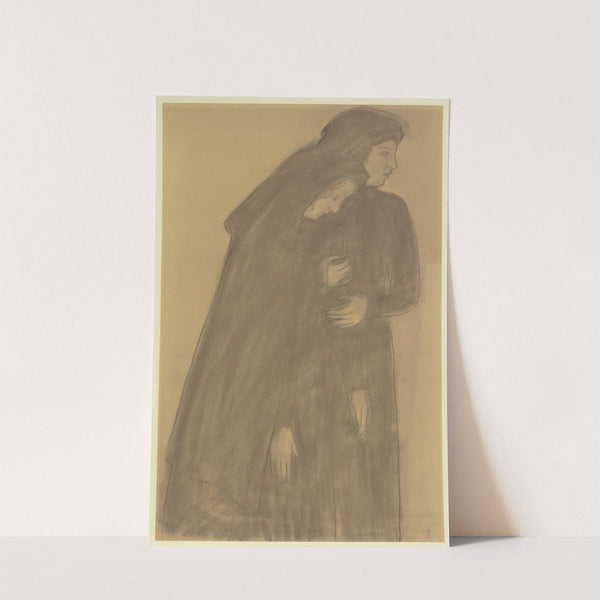 Stehende Mädchen im schwarzen Gewand by Maurice Denis