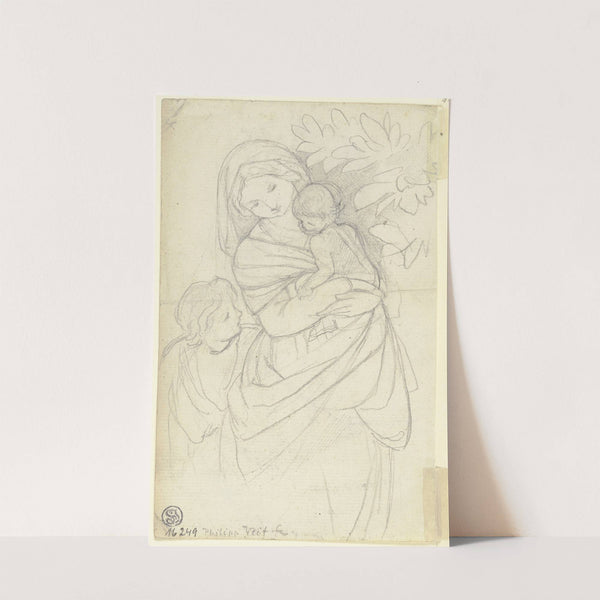 Stehende Madonna mit Jesuskind und Johannesknaben by Philipp Veit