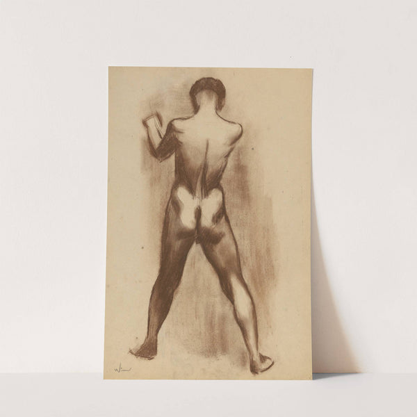 Stehender männlicher Akt by Karl Wiener