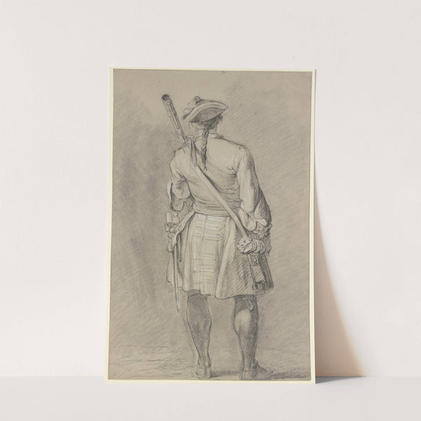 Stehender Soldat in Rückenansicht by Charles Parrocel