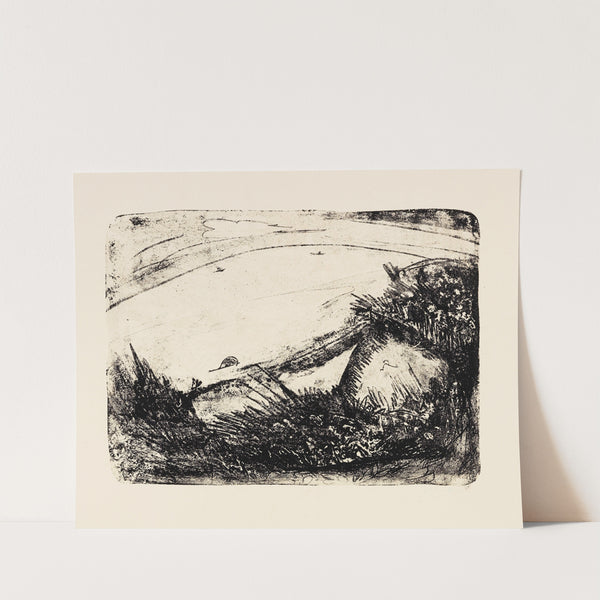 Steilküste und Meer – Fehmarn (1913) by Ernst Ludwig Kirchner