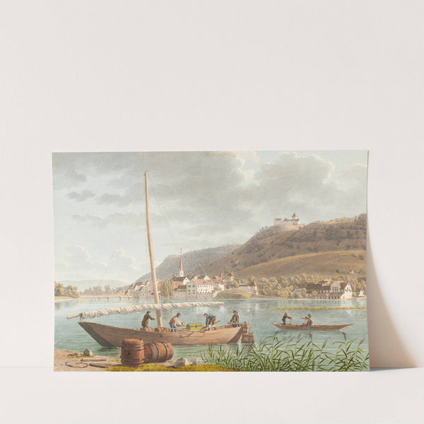 Stein am Rhein, von Südosten by Johann Jakob Biedermann