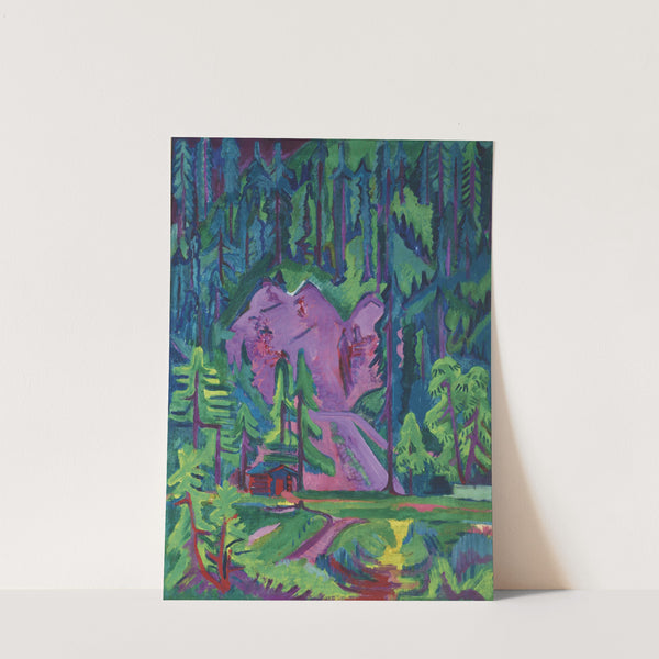 Steinbruch bei Wildboden (1923) by Ernst Ludwig Kirchner