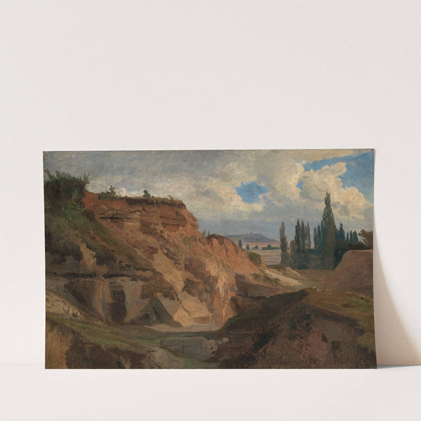 Steinbruch in Südfrankreich by Johann Wilhelm Schirmer